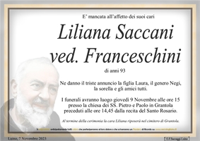 Liliana Saccani Franceschini